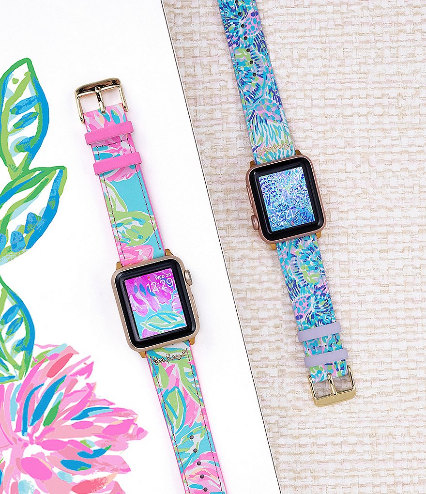 Lilly Pulitzer Shell of a Party 38/40mm Apple Watch&reg; Strap