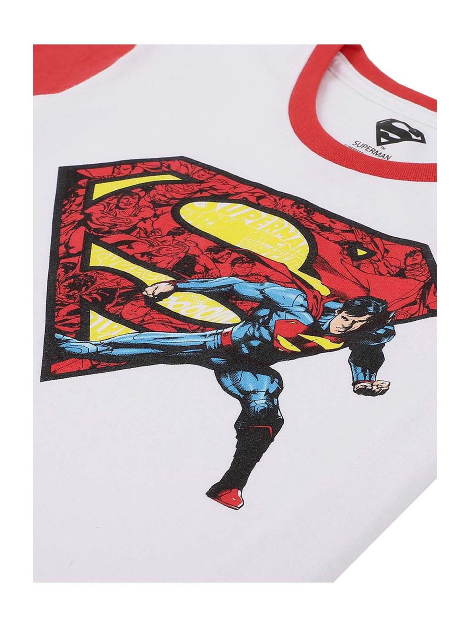 Superman Printed Tshirt For Kids Boys