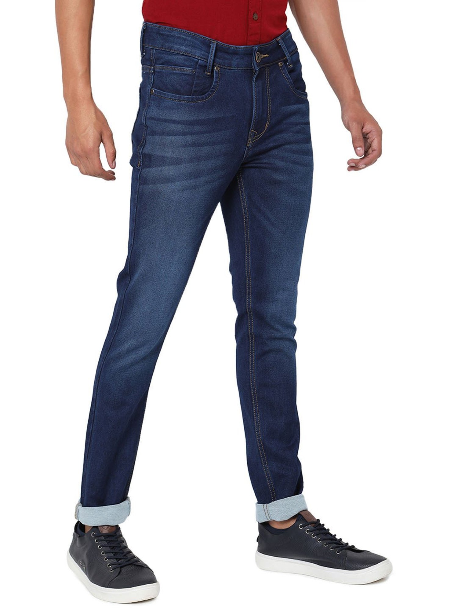 Mufti Blue Skinny Fit Jeans
