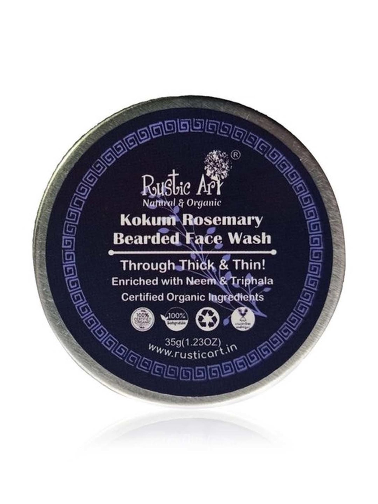 Rustic Art Kokum Rosemary Breaded Face Wash Concentrate - 35 gm