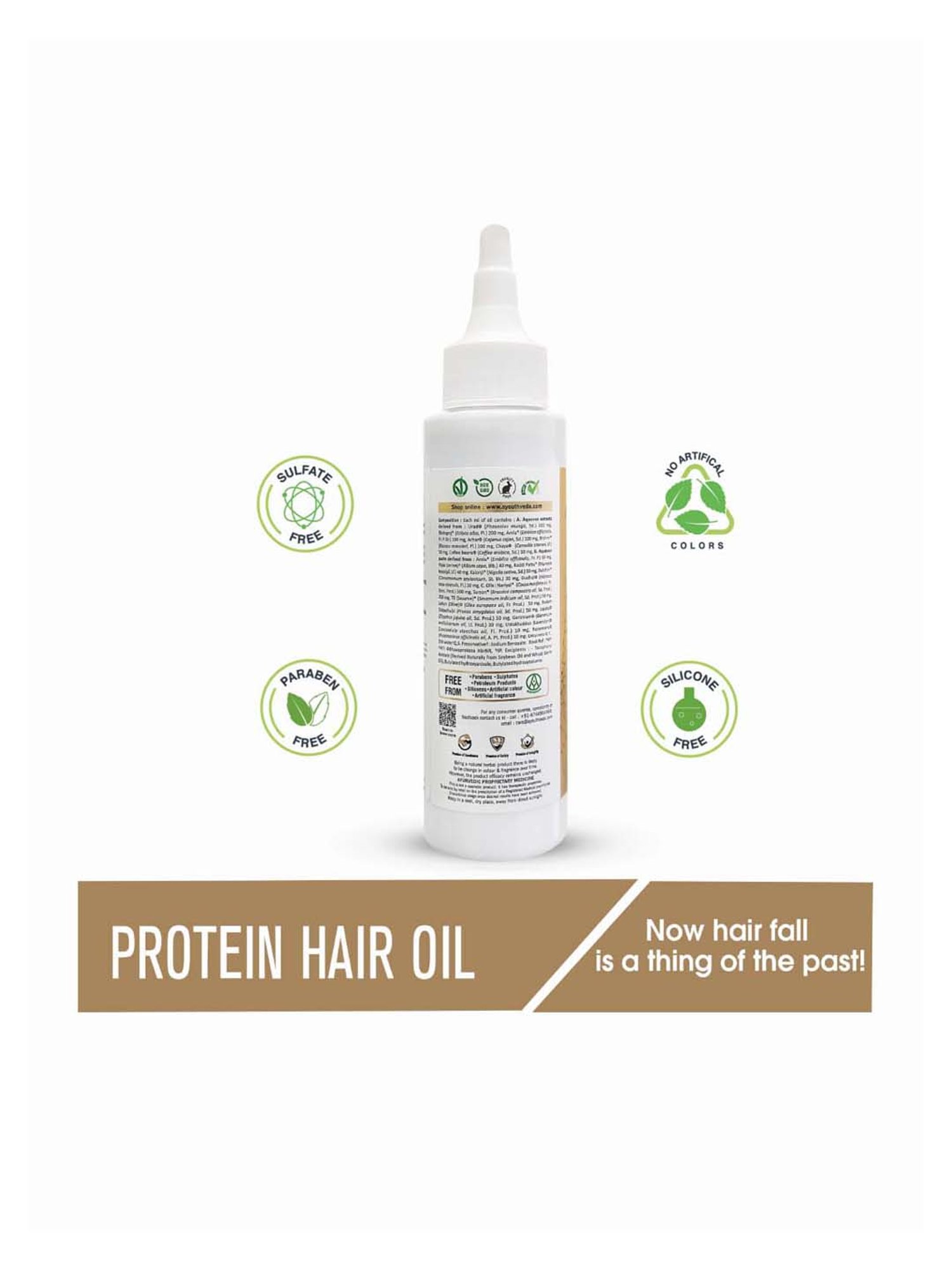 AyouthVeda Protein Hair Oil - 100 ml