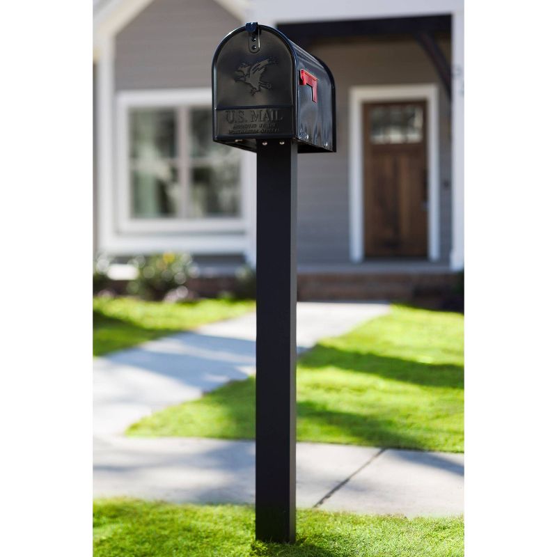 Step2 583799 Locking Deluxe Package Parcel Mail Delivery Box Plastic, Black