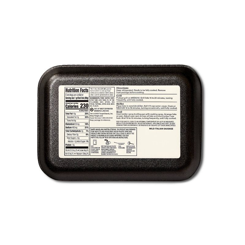 Mild Italian Sausage - 16oz/5ct - Good & Gather™