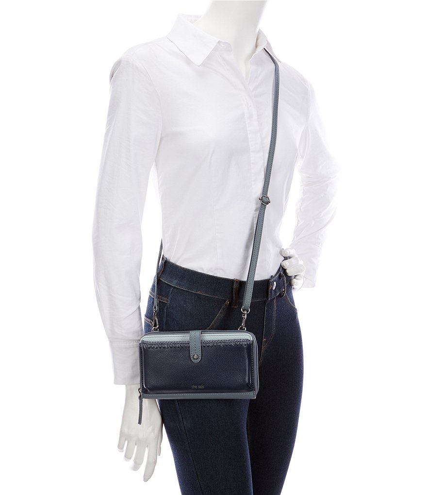 The Sak Iris Large Smartphone Leather Convertible Crossbody Wristlet