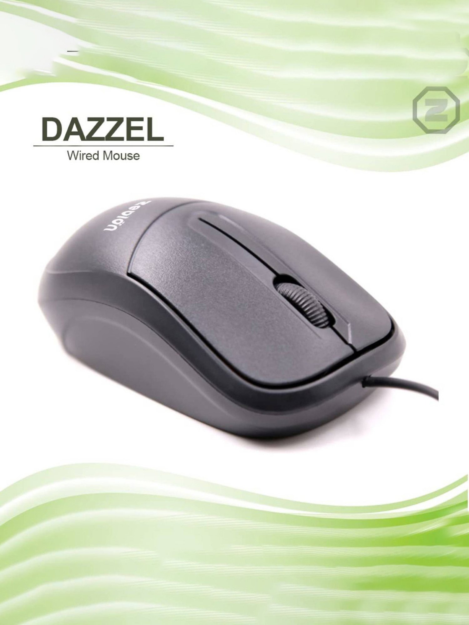 Zebion K500 Keyboard and Dazzle Mouse Combo Set with Pronto 101 USB HUB (Black)