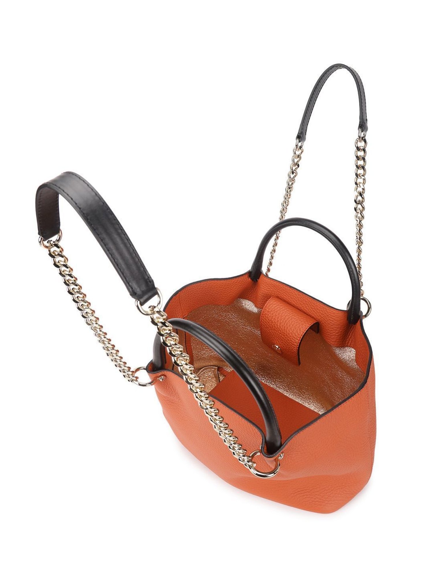Pollini Orange Large Tote