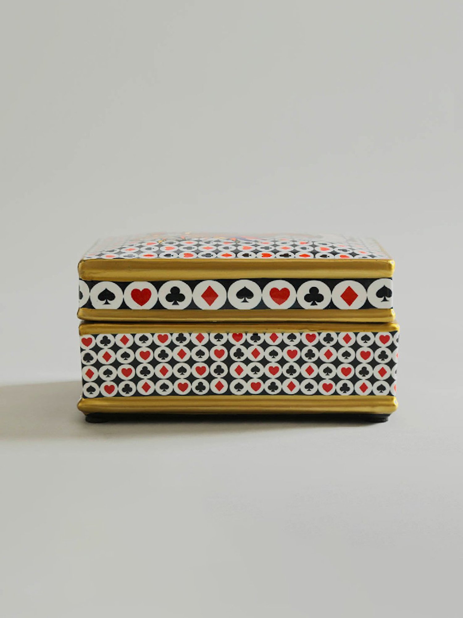 Home4U Multicolor Porcelain Vritti Storage Box