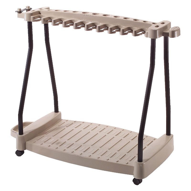 Resin Rolling Tool Cart - Taupe Brown - Suncast