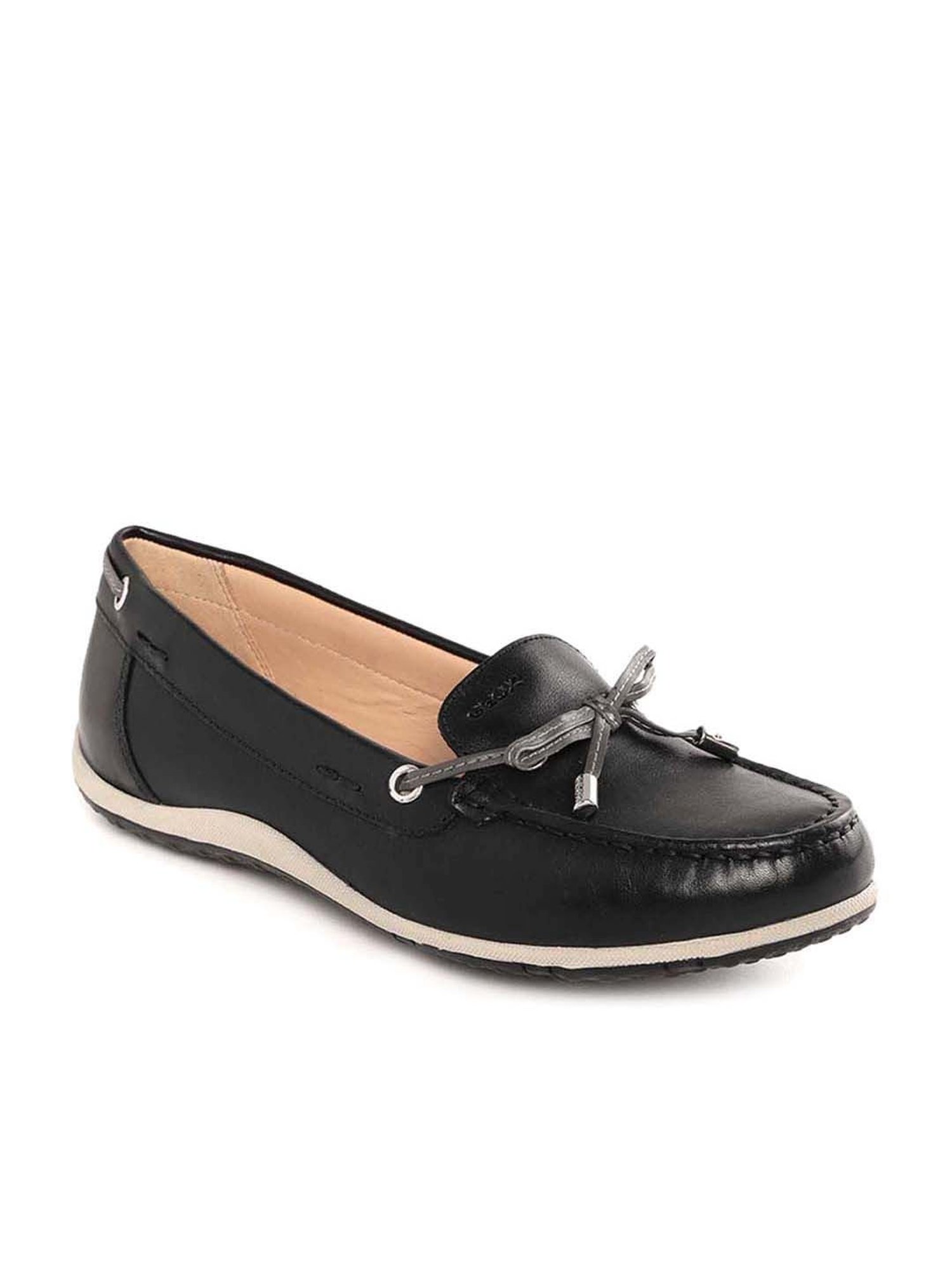 Geox Women's Black Boat Shoes