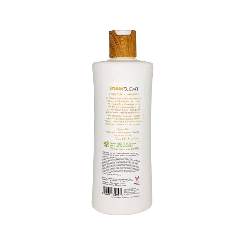 Raw Sugar Vanilla Bean and Sugar Simply Body Wash - 25 fl oz