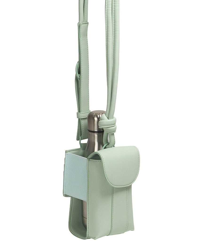 Create & Cultivate Vegan Leather Water Bottle Crossbody Bag