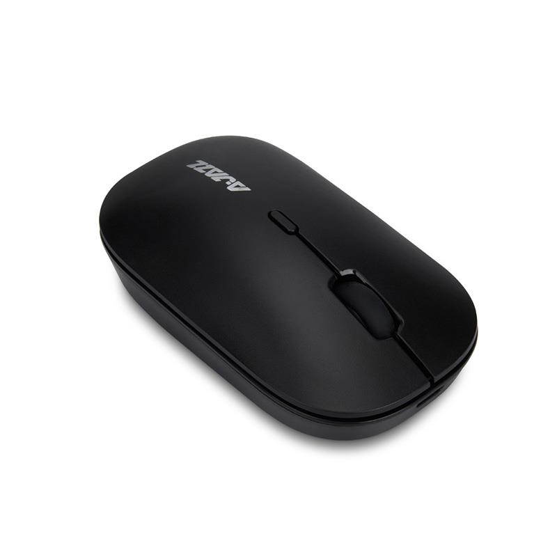 Wireless charging mouse I18 black two-way wheel large-capacity battery