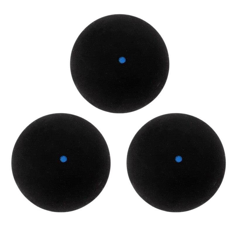 Squash Ball Blue Dot Fast Speed Sports Rubber Balls Professional Player Competition Squash(3 Pcs)