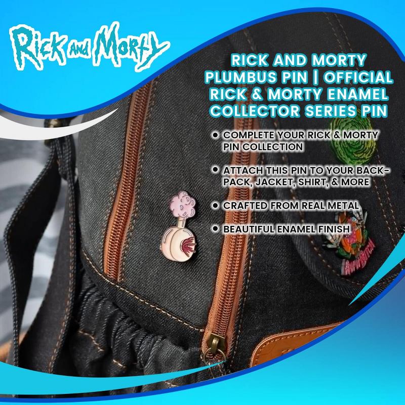 SalesOne LLC Rick and Morty Plumbus Pin | Official Rick & Morty Enamel Collector Series Pin
