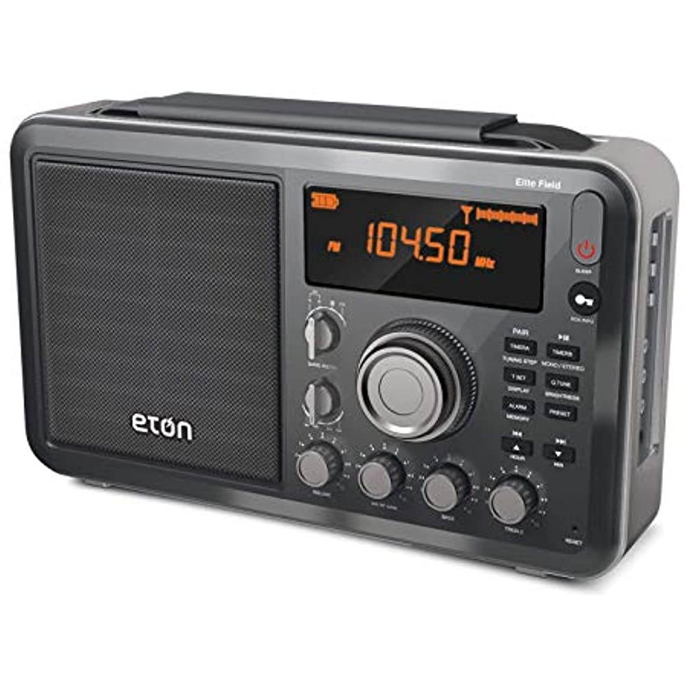 Eton Elite Field AM/FM/Shortwave Desktop Radio with Bluetooth
