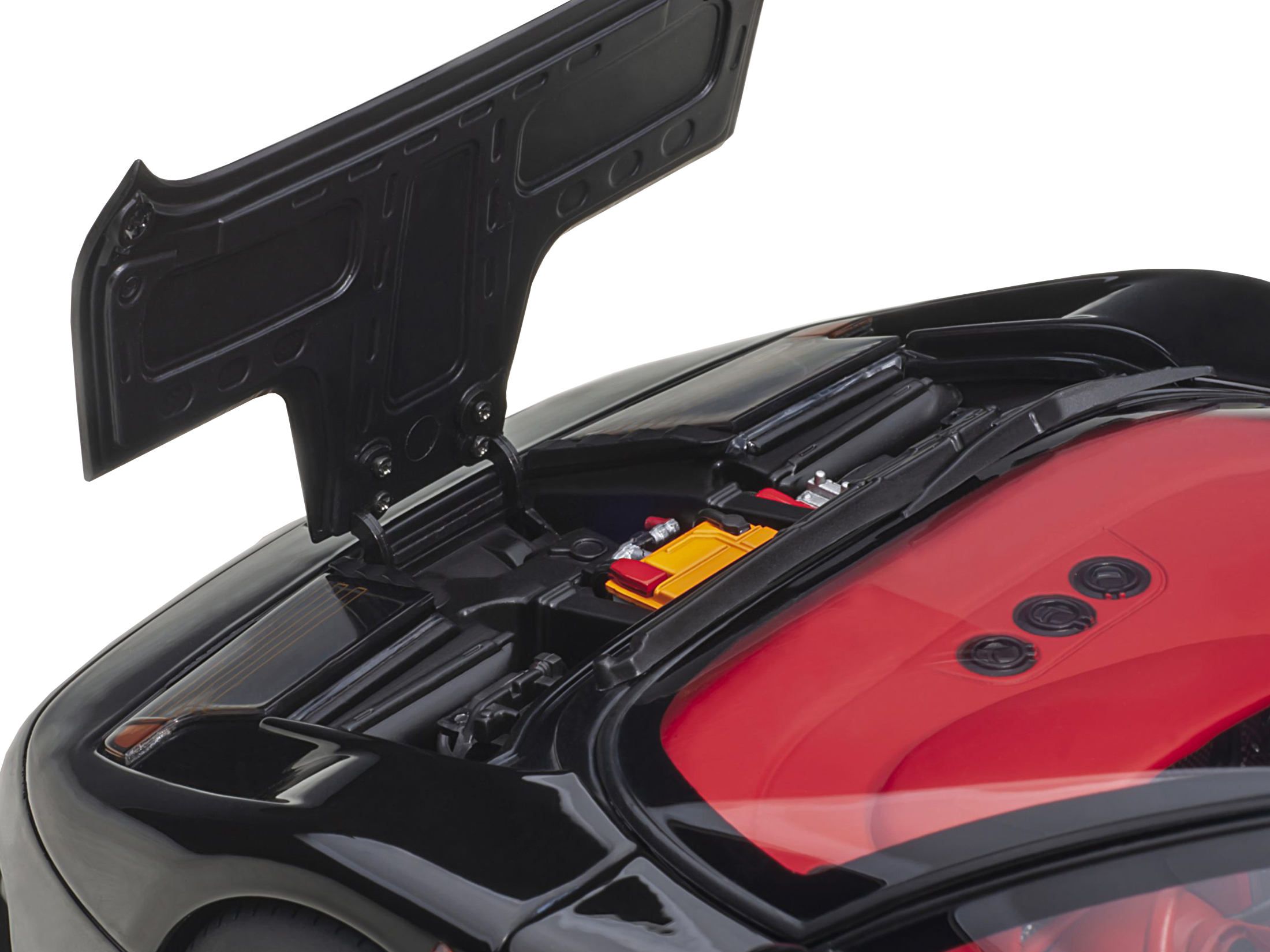 Bugatti Chiron Yellow and Black 1/24 Diecast Model Car by Maisto