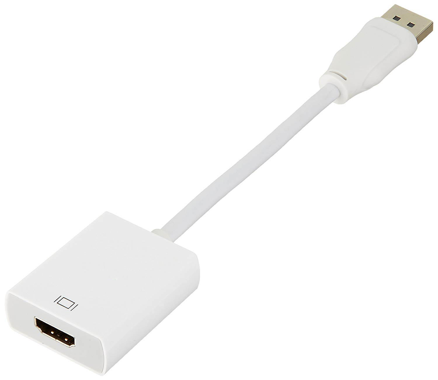 Wanmingtek DisplayPort to HDMI Adapter (DP to HDMI Adapter) Gold-Plated Supporting 1080P for Dell Lenovo HP Laptop to Monitor HDTV Projector - Black