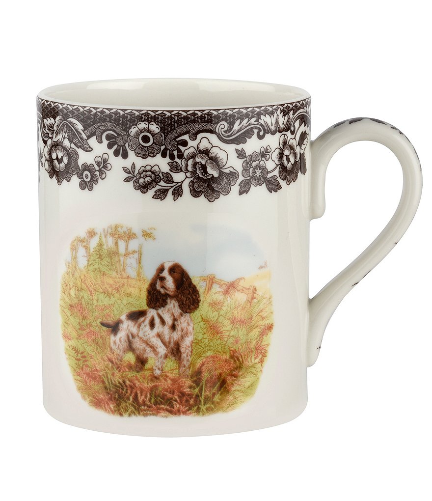 Spode Festive Fall Collection Woodland Hunting Dogs Spaniel Mug