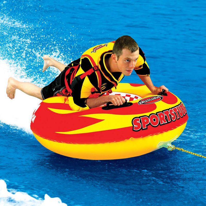 Sportsstuff Sportstube VIP Inflatable Towable Single Rider Water Tube | 53-1116