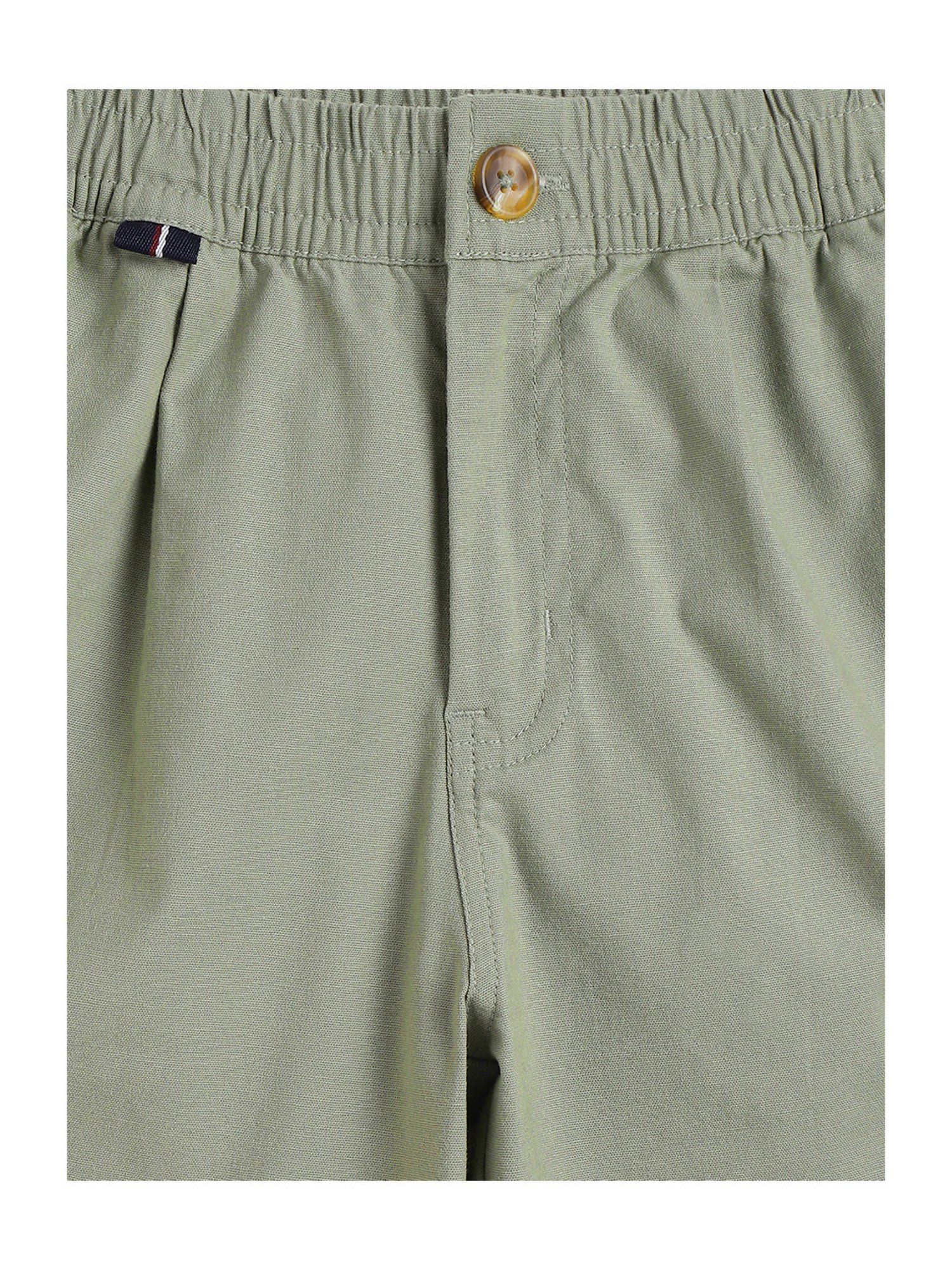Campana Boys Sage Green Solid Pants
