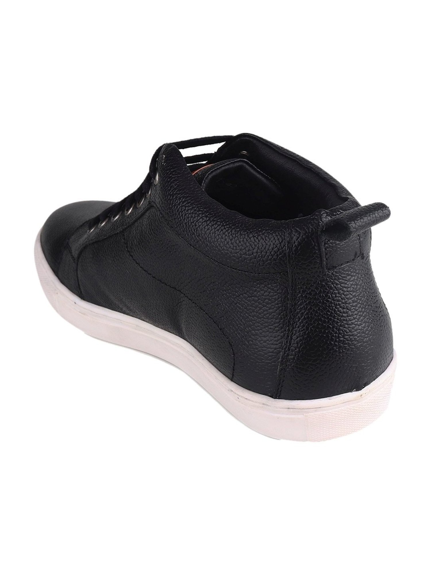 Red Chief Men's Black Casual Sneakers