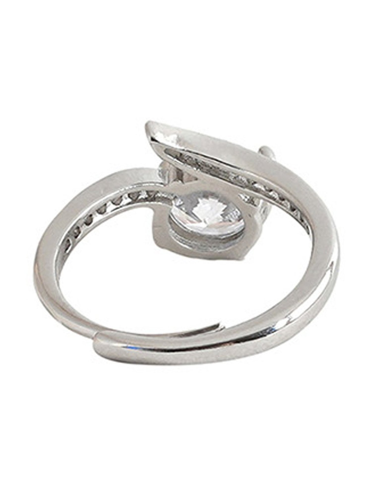 Sohi Silver-Plated Statement Ring