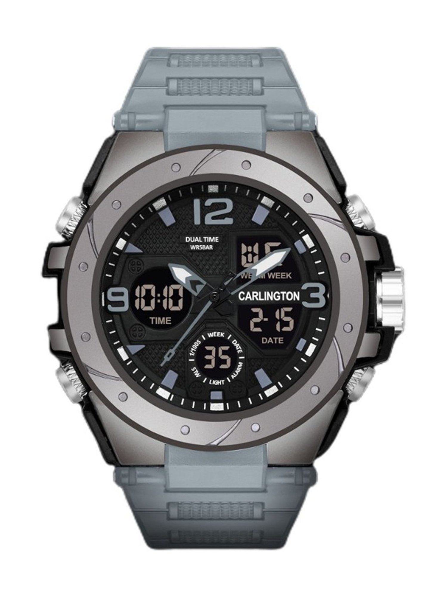 Carlington Endurance 9105 Grey Chronograph Watch for Men