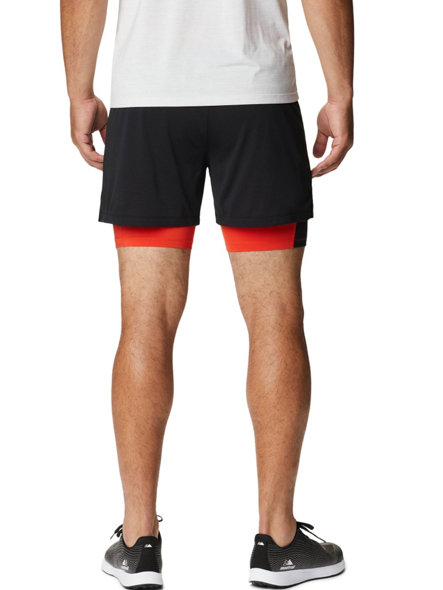 Columbia Men Black M Endless Trail 2in1 Shorts