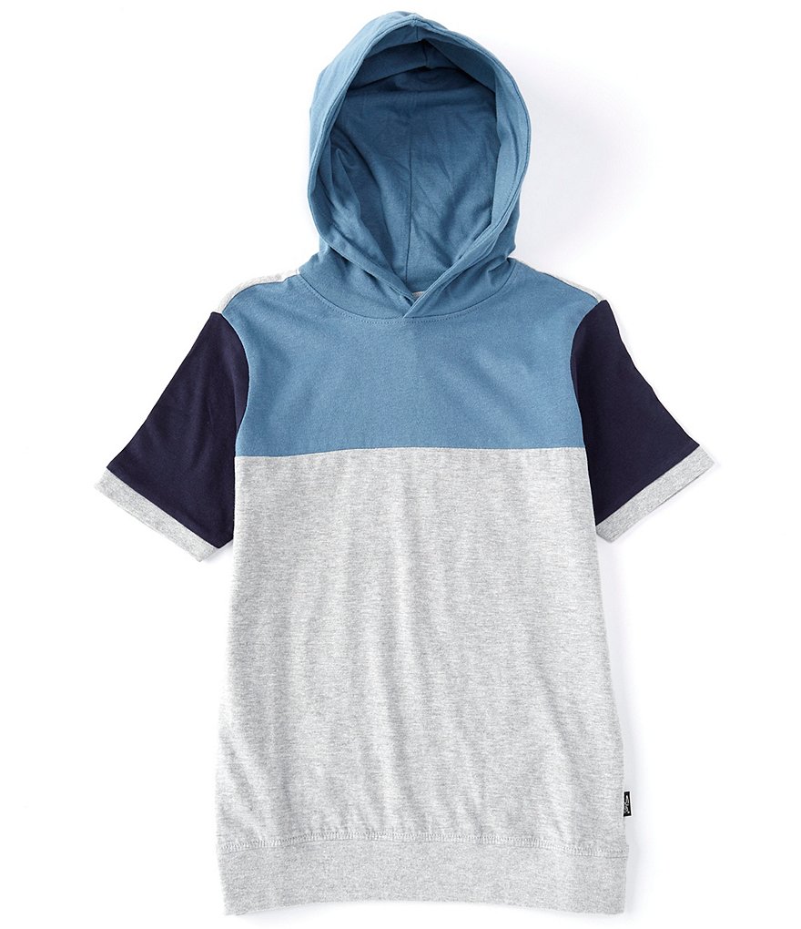Silver Jeans Co. Big Boys 8-20 Short-Sleeve Colorblock Hooded Tee