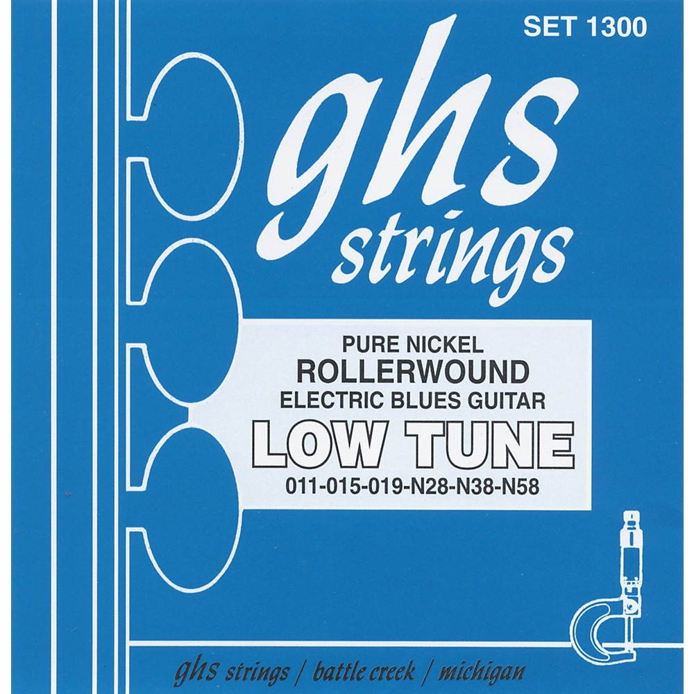 GHS Nickel Rockers Lo Tune SRV Set