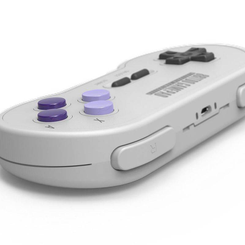 Game Controller 8Bitdo SN30 SN Version Retro Wireless Controller Gamepad with Bluetooth Receiver for Windows/ Android/ macOS/ Steam/ Nintendo Switch