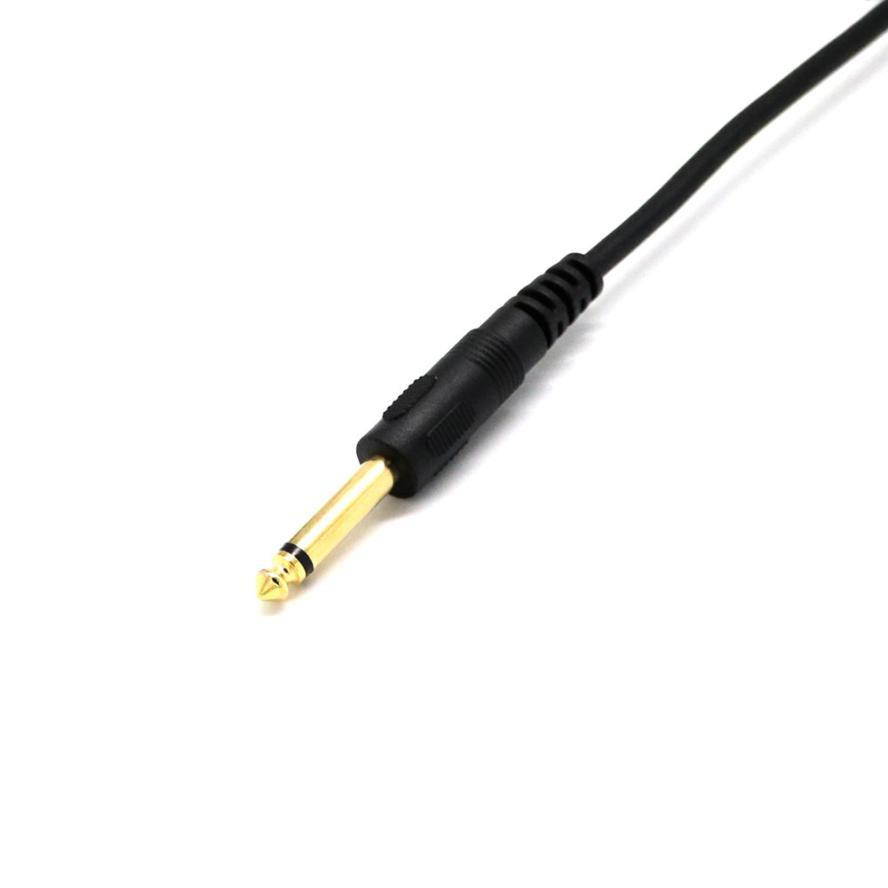 Good Sale Right angle to Straight 1/4 plug mono guitar bass instrument cable 1.5m Nov.6