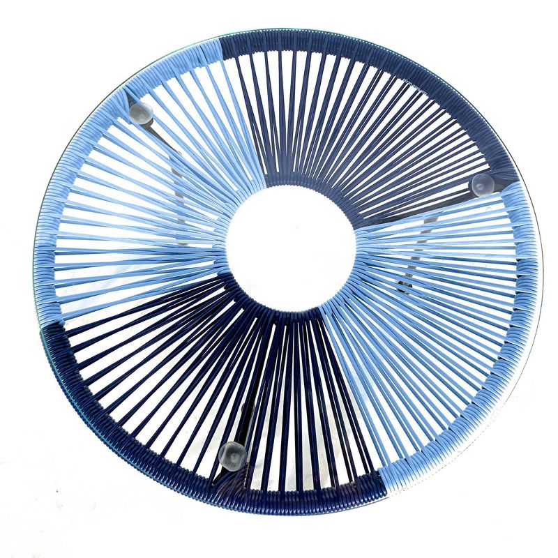 3pc Outdoor Conversation Set - Blue - TK Classics