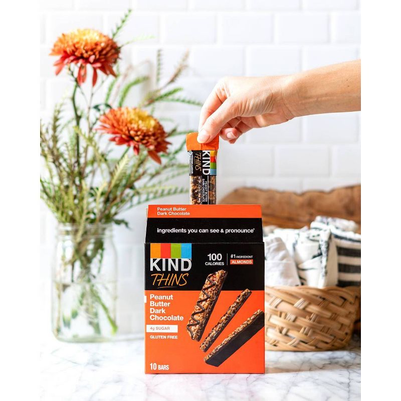 KIND Thins Peanut Butter Dark Chocolate - 7.4oz/10ct