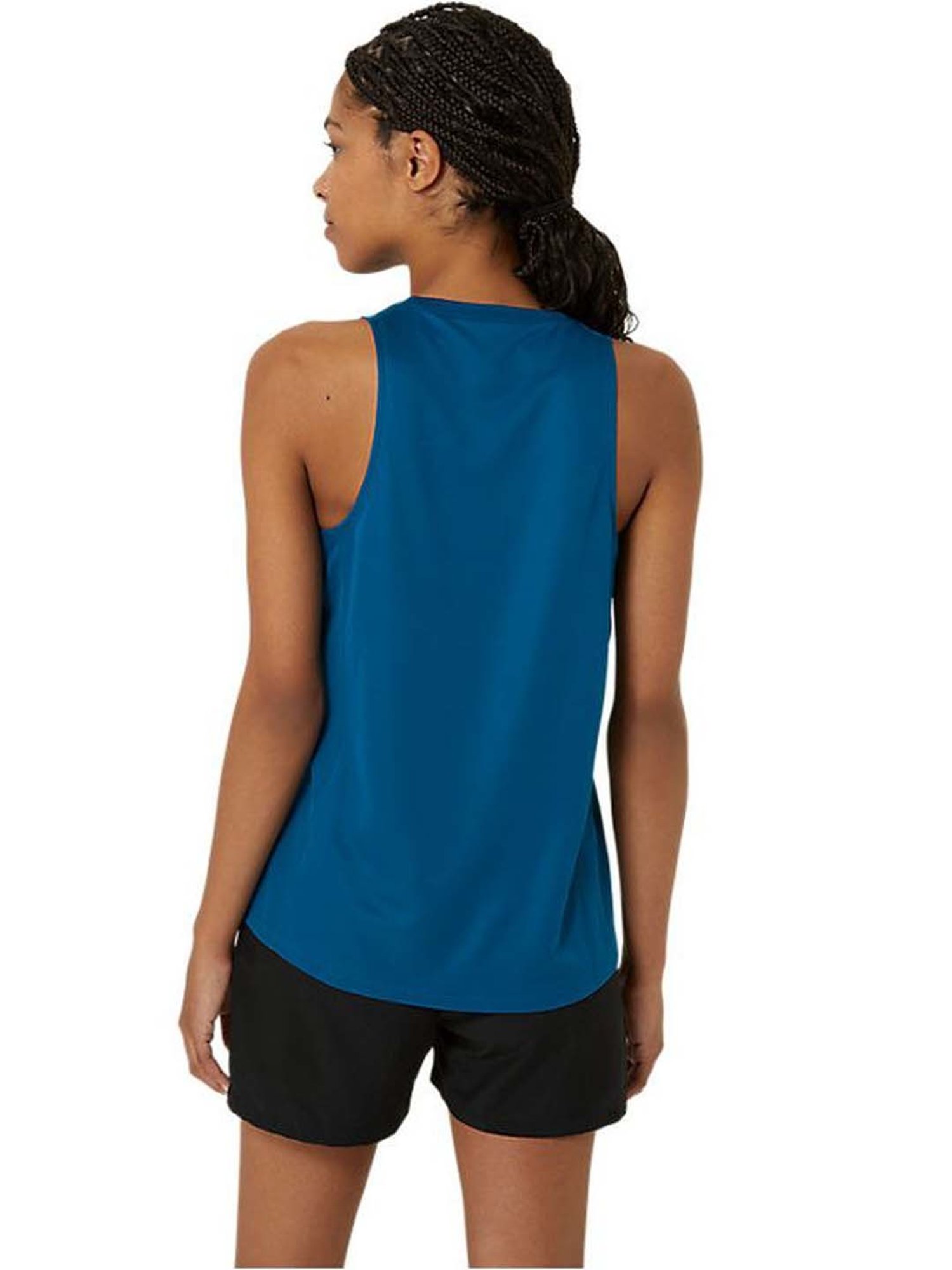 Asics Blue Plain Sports Tank Top