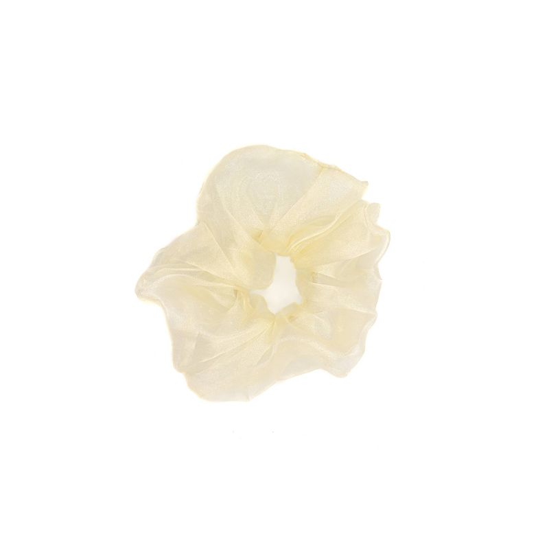 Sincerely Jules by Scunci Extra large Organza Scrunchie - Cream