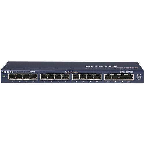 NEW NETGEAR GS116NA ProSafe GS116 16-port Gigabit Ethernet Switch 16-Port