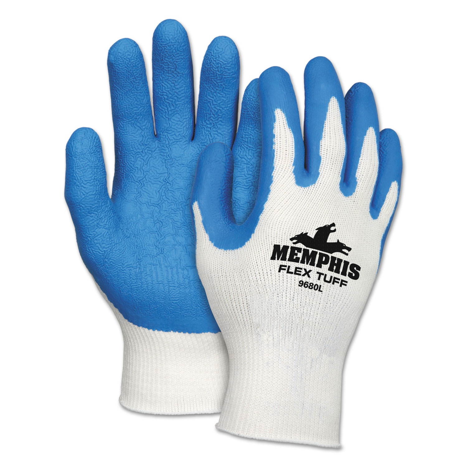MCR Safety FlexTuff Dipped Latex Gloves