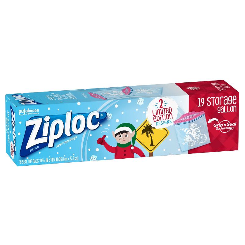Ziploc Holiday Food Storage Bags - 19ct