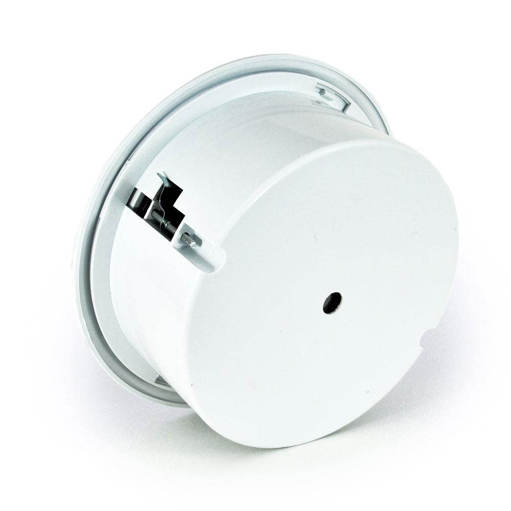 8" Flush Mount White Full Range Speakers, 100FT/ Speaker Wire, Speaker Selector