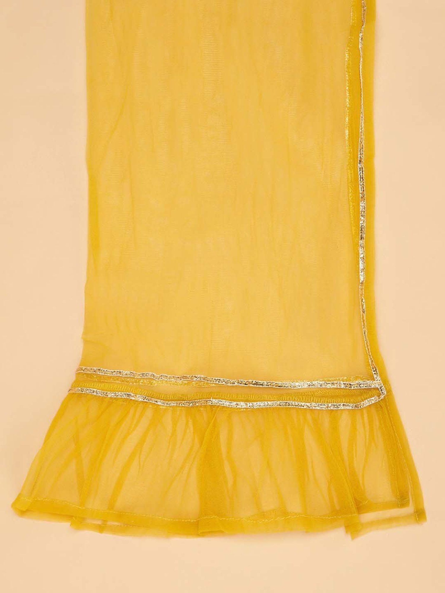 Many Frocks Kids Blue Embellished Top with Plazzos