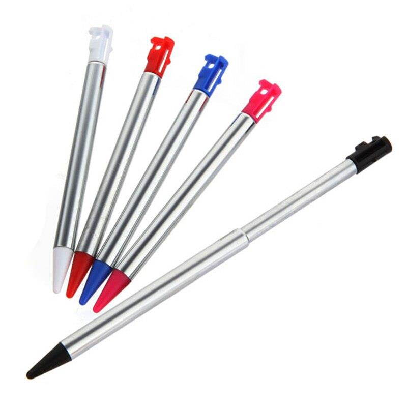 Best Promotion 5pcs Retractable Metal Touch Screen Stylus Pen Set For Nintendo For 3DS 7-12cm Length