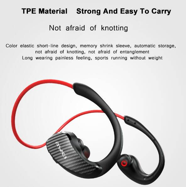 AWEI NFC Wireless Bluetooth Earphone Sport Waterproof Wireless Headphones with mic Stereo Bluetooth Headset for phone