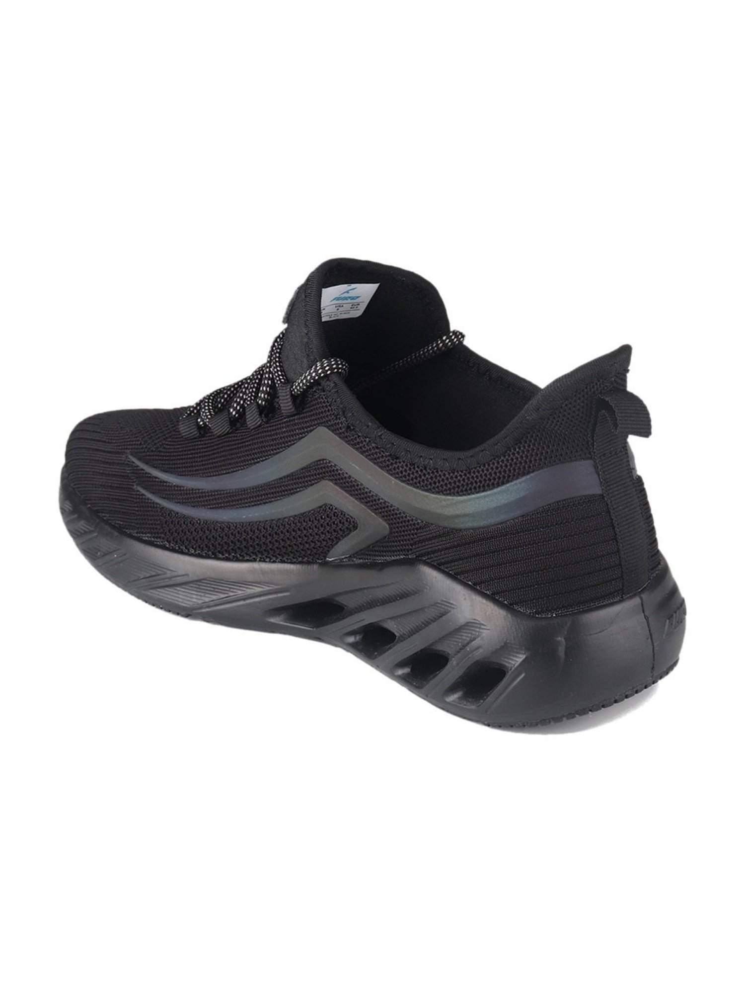 Furo By Red Chief Men's Black Running Shoes