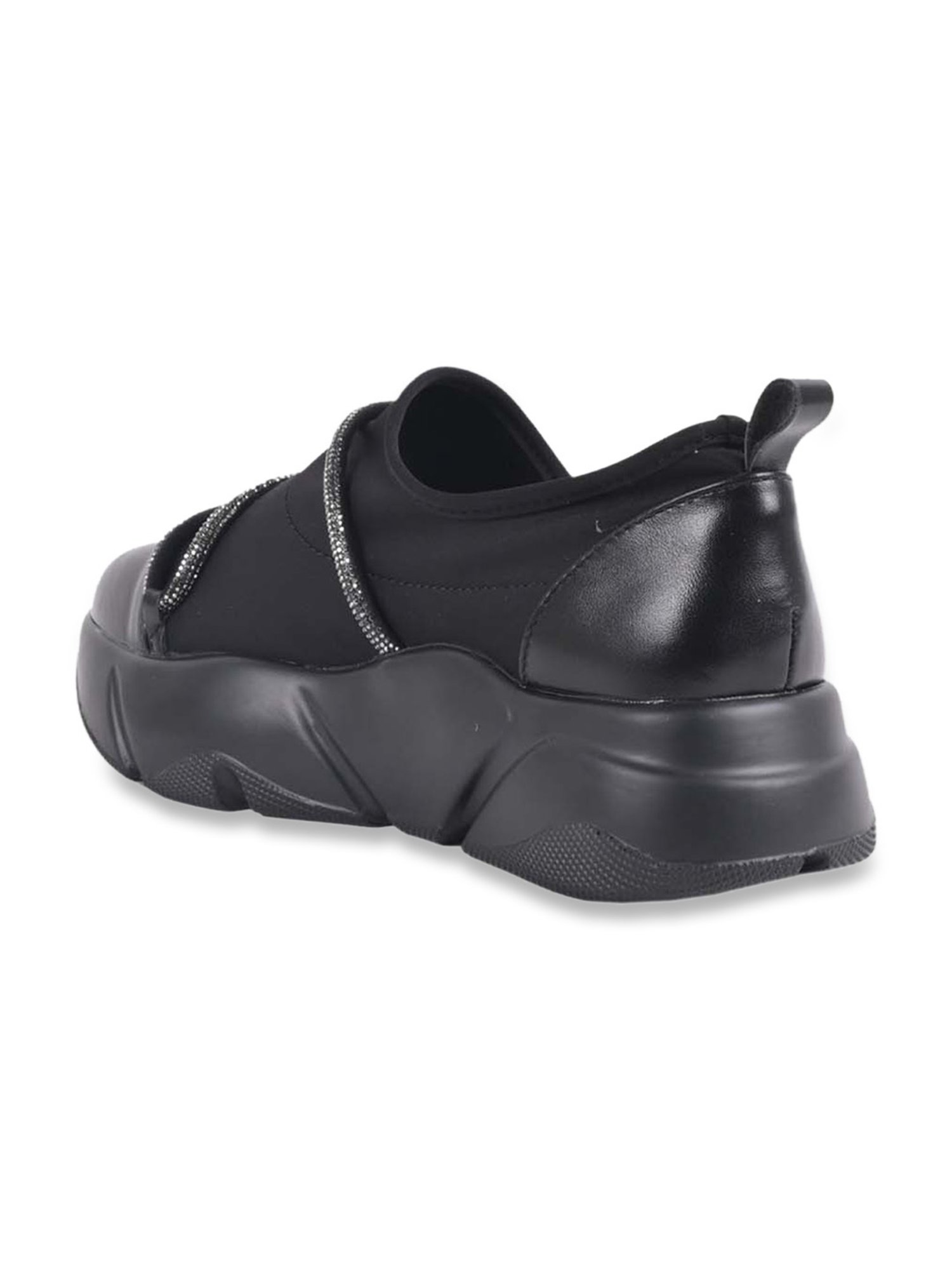 Jove Women's Black Casual Sneakers