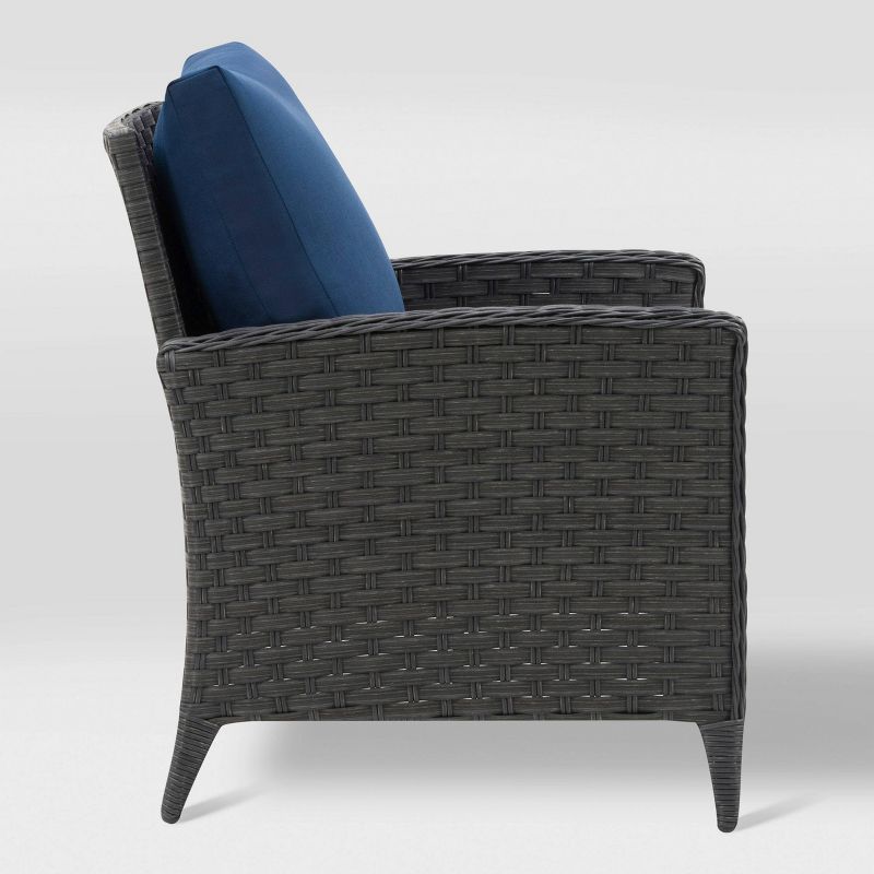 3pc Parkview Chair Patio Set - Navy - CorLiving