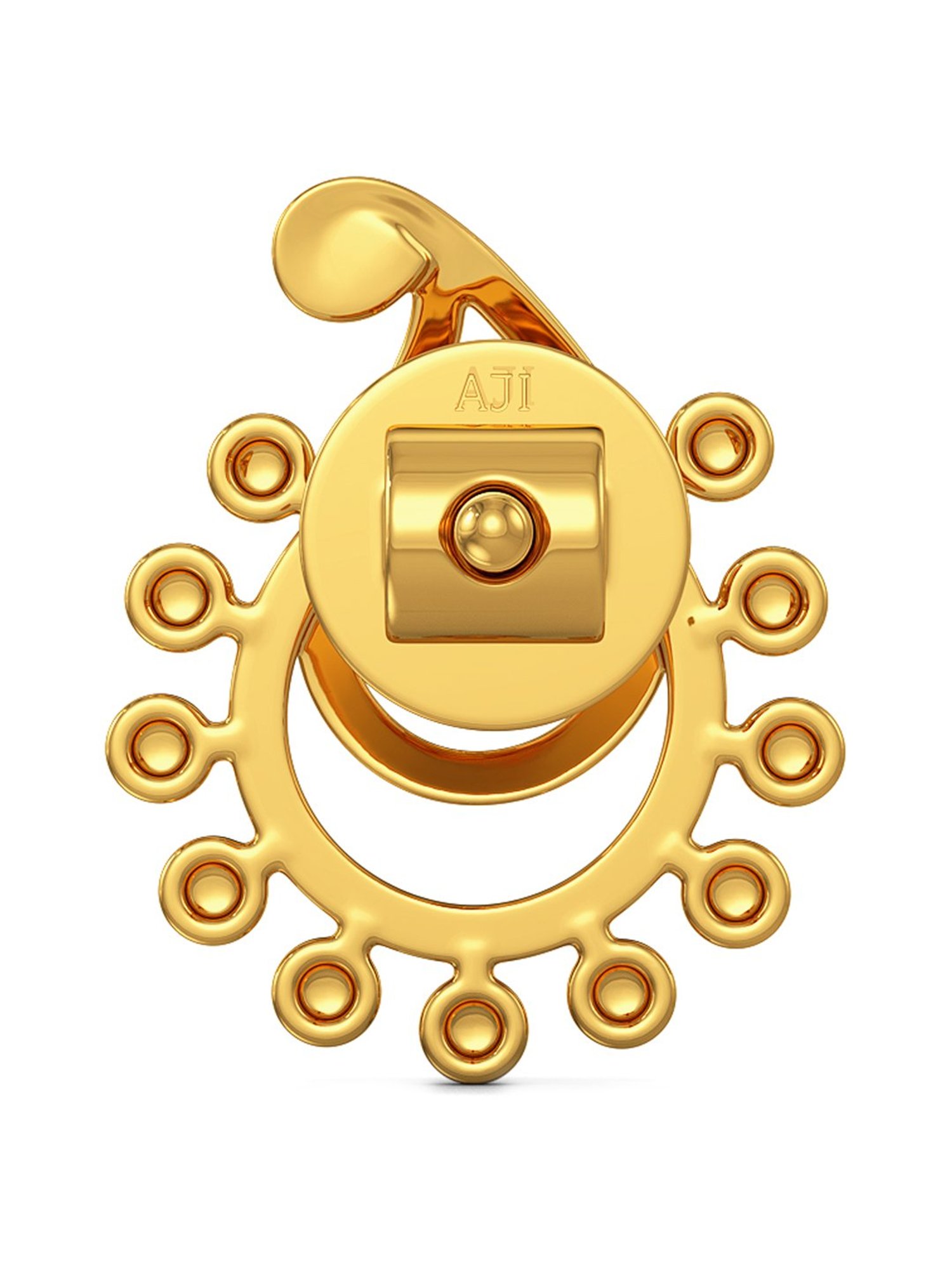 P.C. Chandra Jewellers 18 kt Gold & Diamond Earrings