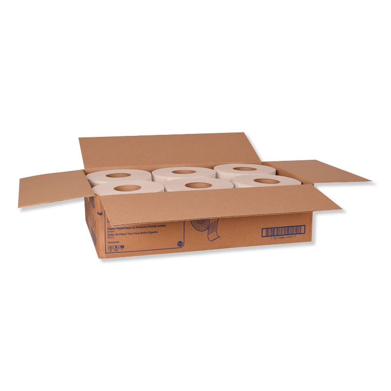 Tork Jumbo Bath Tissue, Septic Safe, 1-Ply, White, 3.48" x 2,000 ft TJ0912A