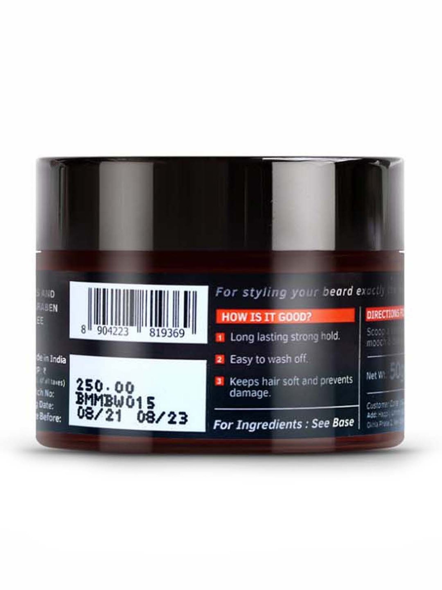 Amazing Earth Beard and Mustache Holding Wax Gel - 100 gm