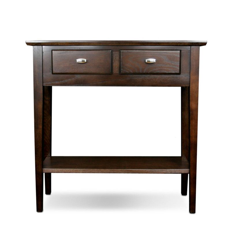 Favorite Finds Hall Console/Sofa Table Chocolate Oak Finish - Leick Home
